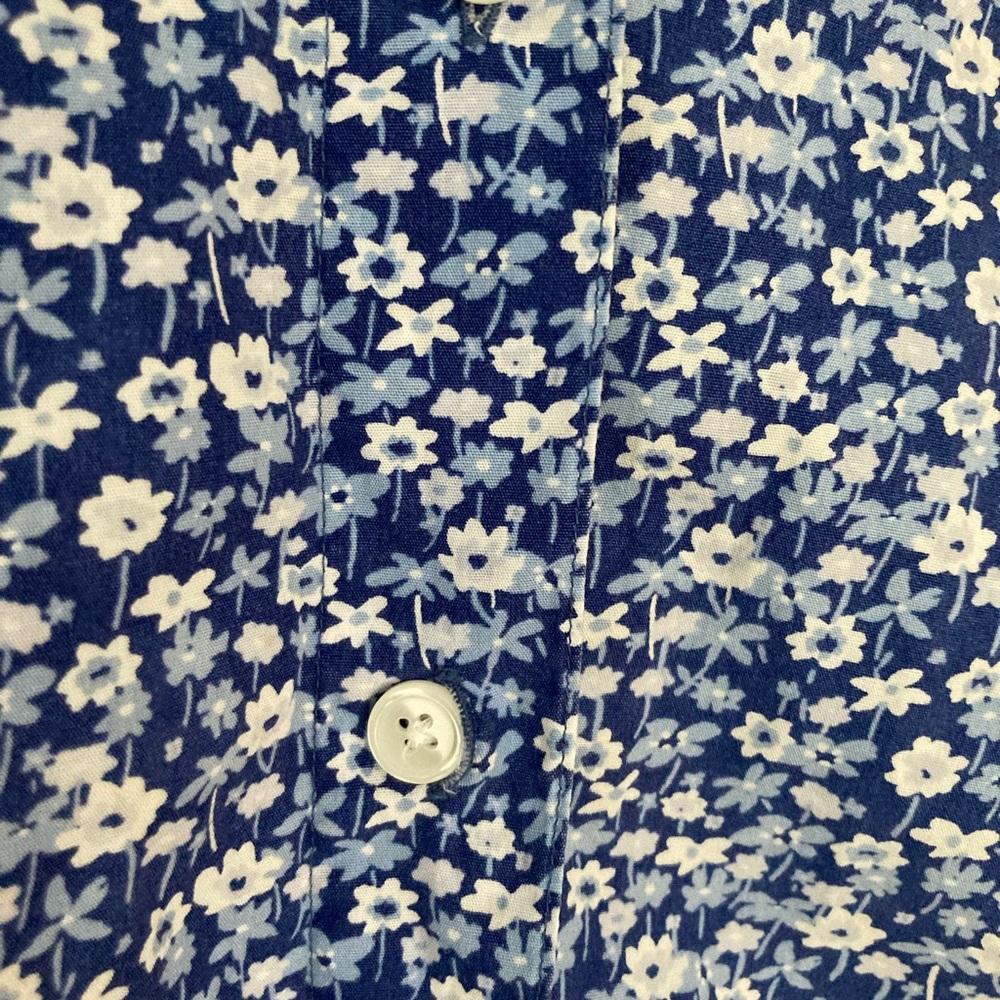 L.L.Bean Floral Sleeveless Top Blouse 🦋🦋🦋 - Picture 4 of 7